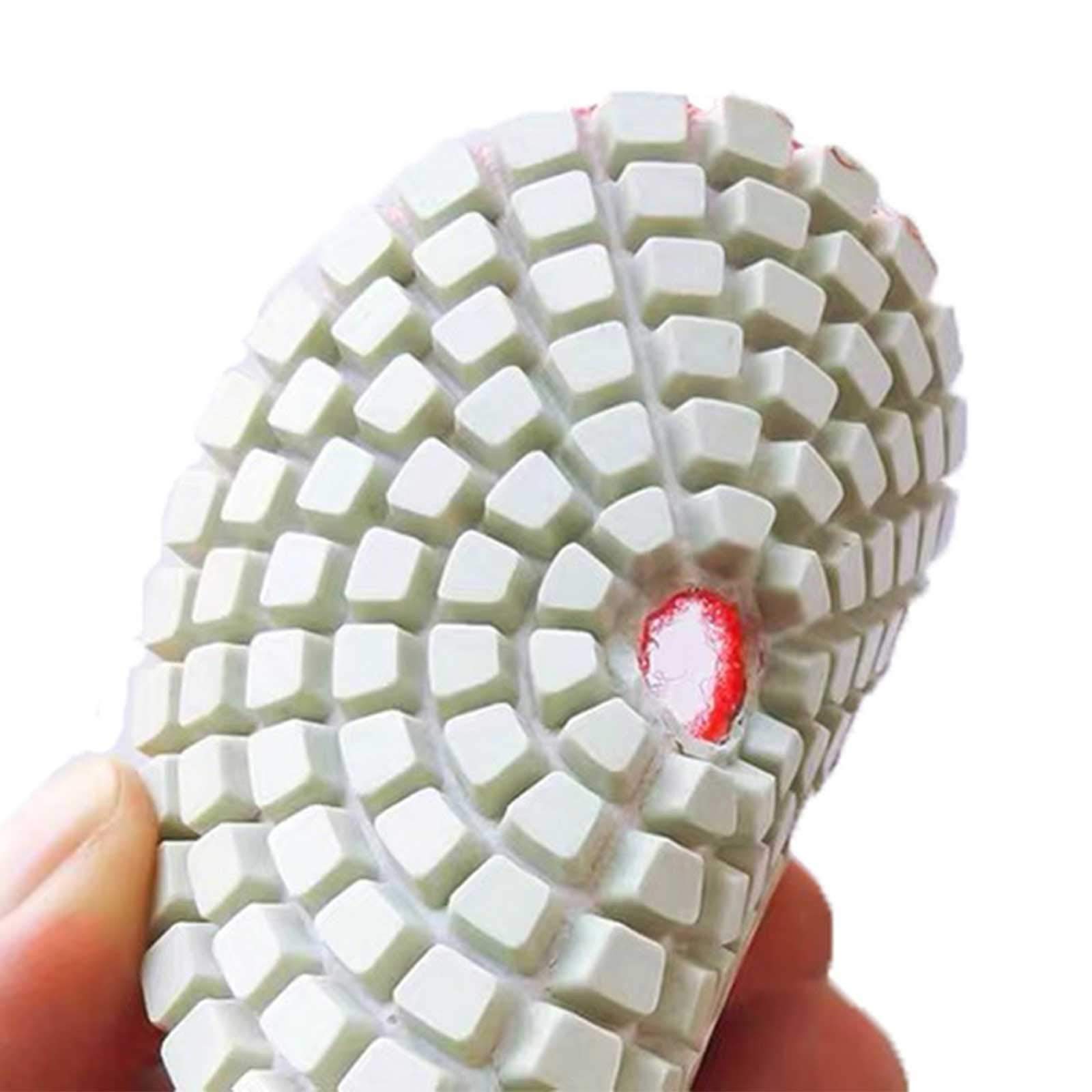 10 almohadillas de pulido de diamante de 4 pulgadas, incluyendo juego de almohadillas de respaldo de aluminio para amoladora angular, pulir en húmedo/seco, piedra de granito, mármol y