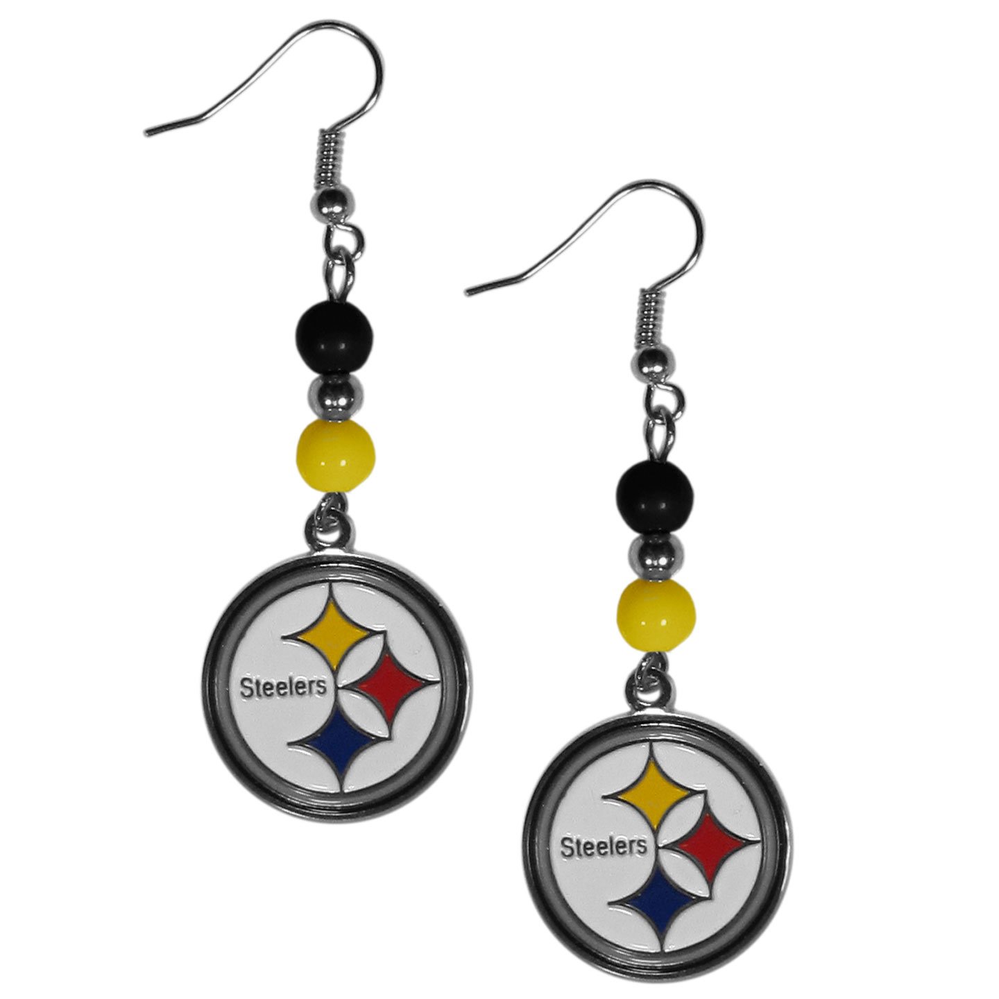 NFL Fan Bead Dangle Earrings