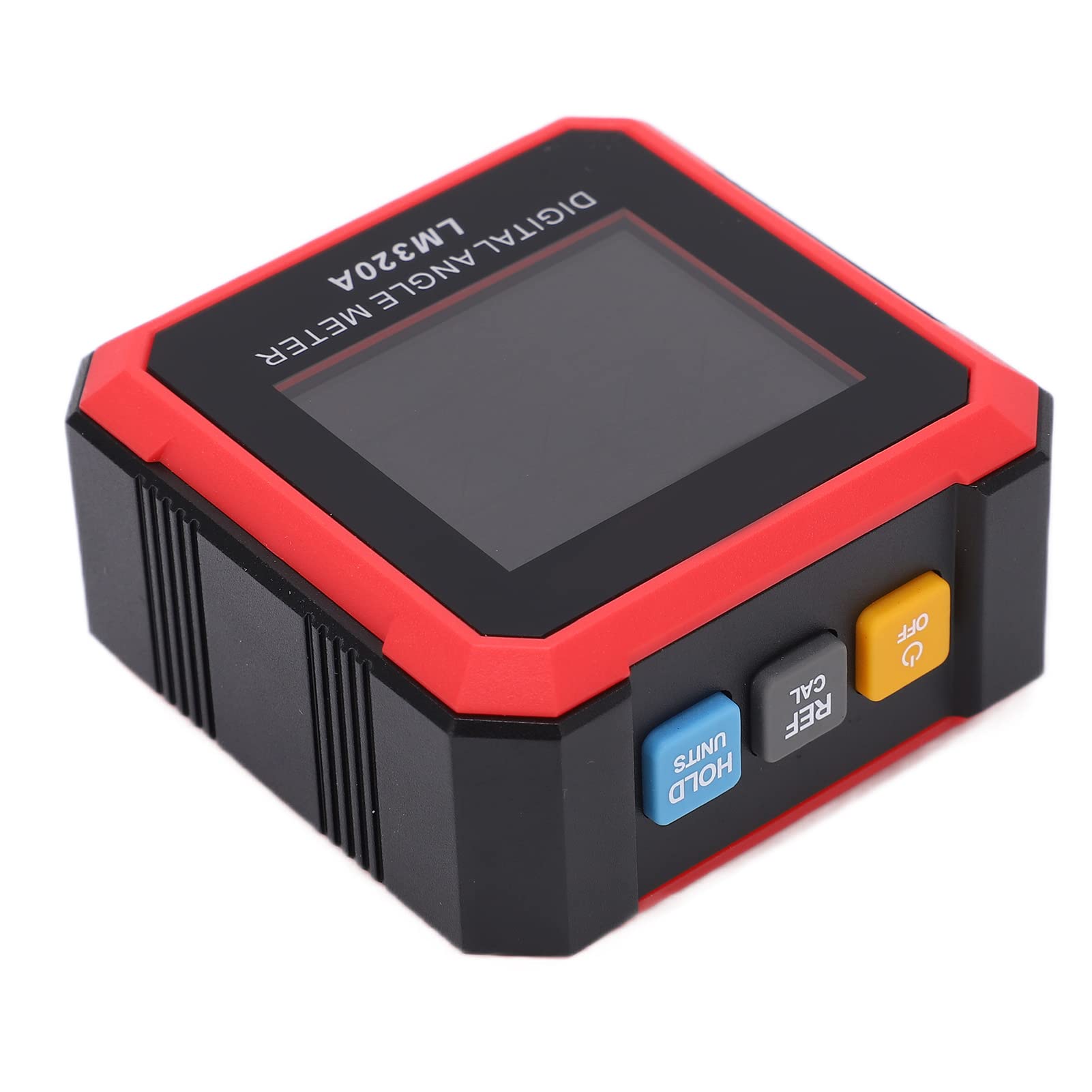 Per costruzioni e lavorazioni meccaniche - Inclinometro digitale LM320A e goniometro con misuratore angolare con display LCD retroilluminato, ribaltamento automatico, base