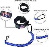 Vista 4 de Boat Kill Switch Lanyards Wrist Strap, Jet Ski Key Lanyard Fit for Mercruiser Marine Outboard