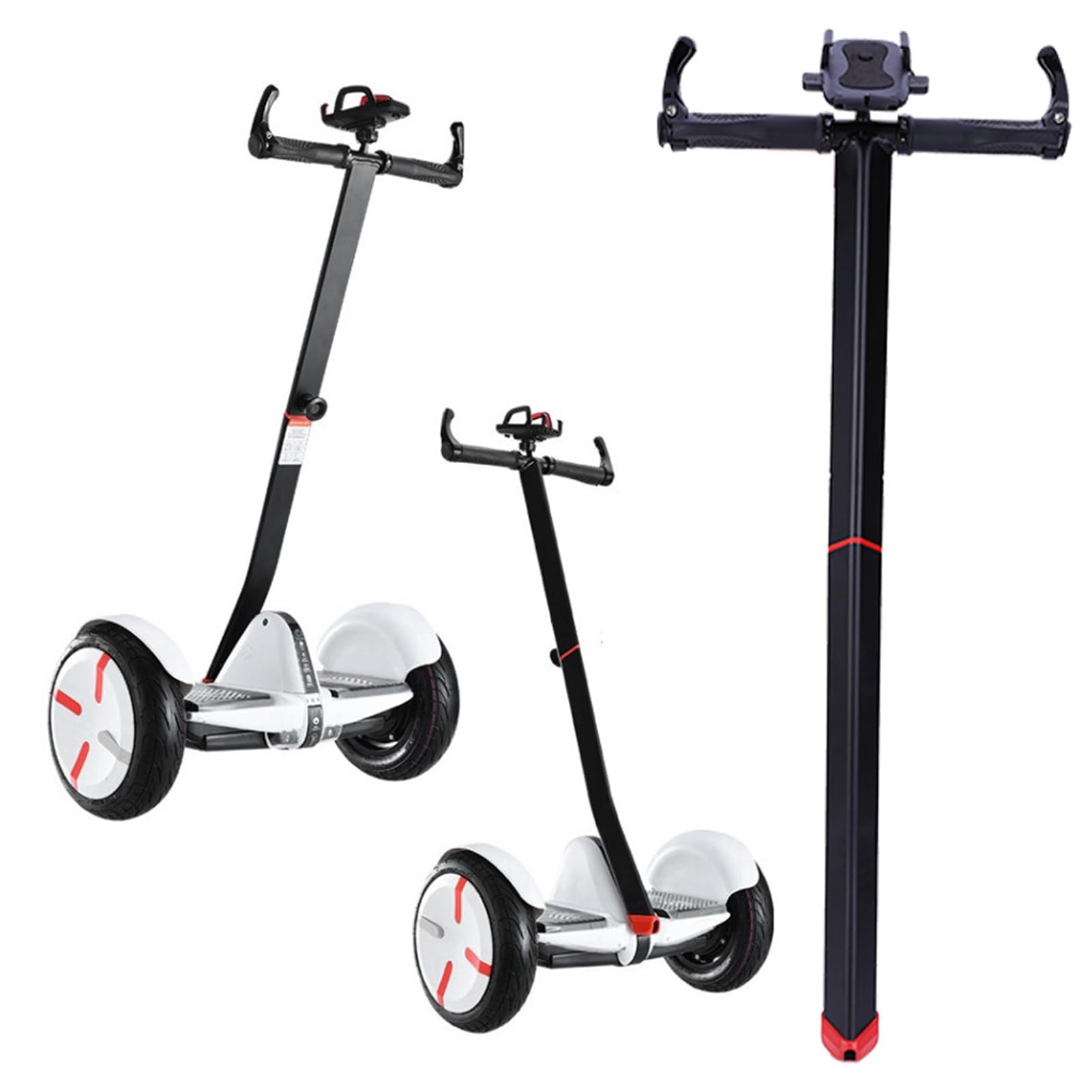Staffa per Maniglia per Scooter Bilanciato in Lega di Alluminio con Supporto per Telefono Cellulare per comodità di Navigazione, Design Ergonomico, Adatto per Scooter