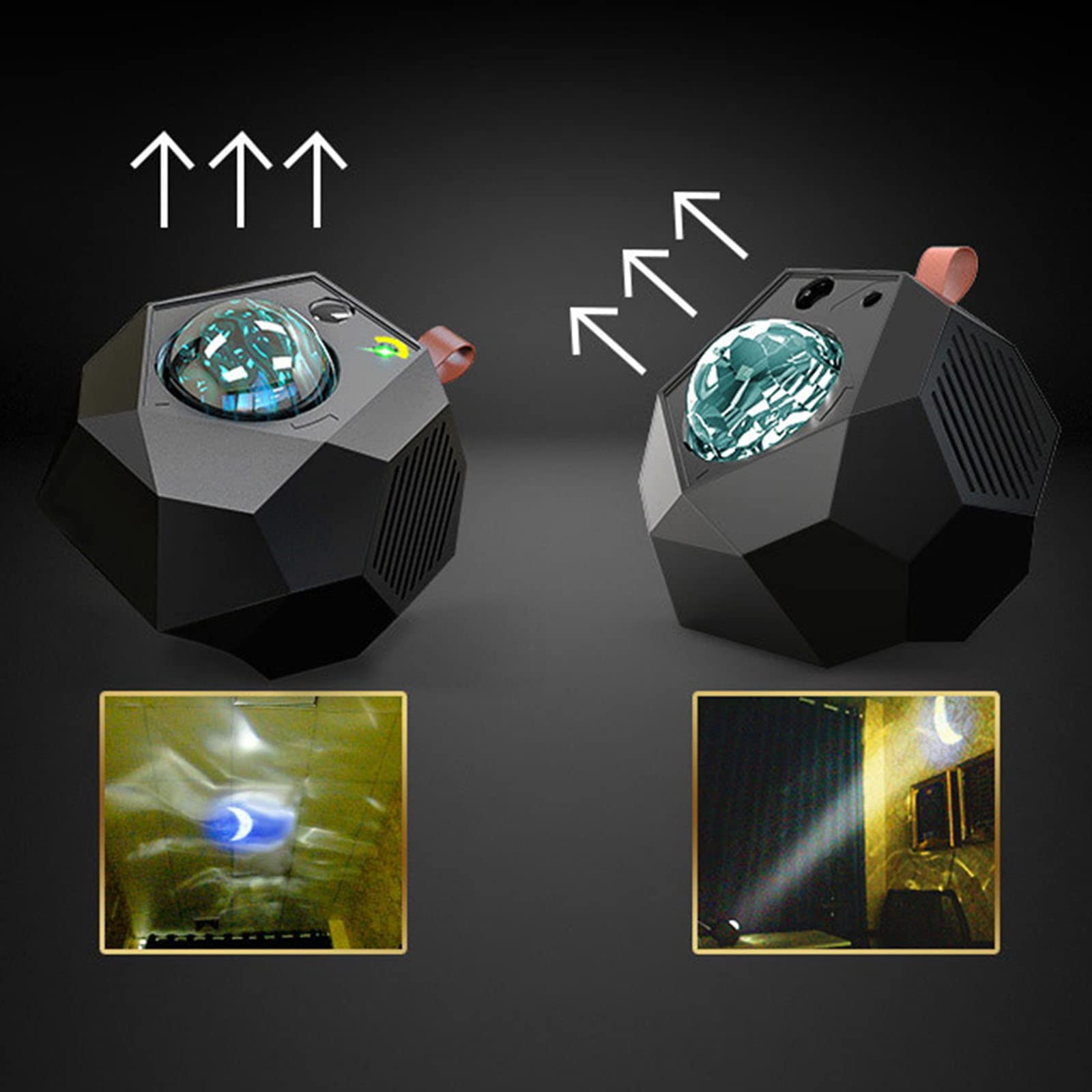 Luz nocturna para niños, proyector de luz de estrella de juguete, luces nocturnas oceánicas, lámpara proyector