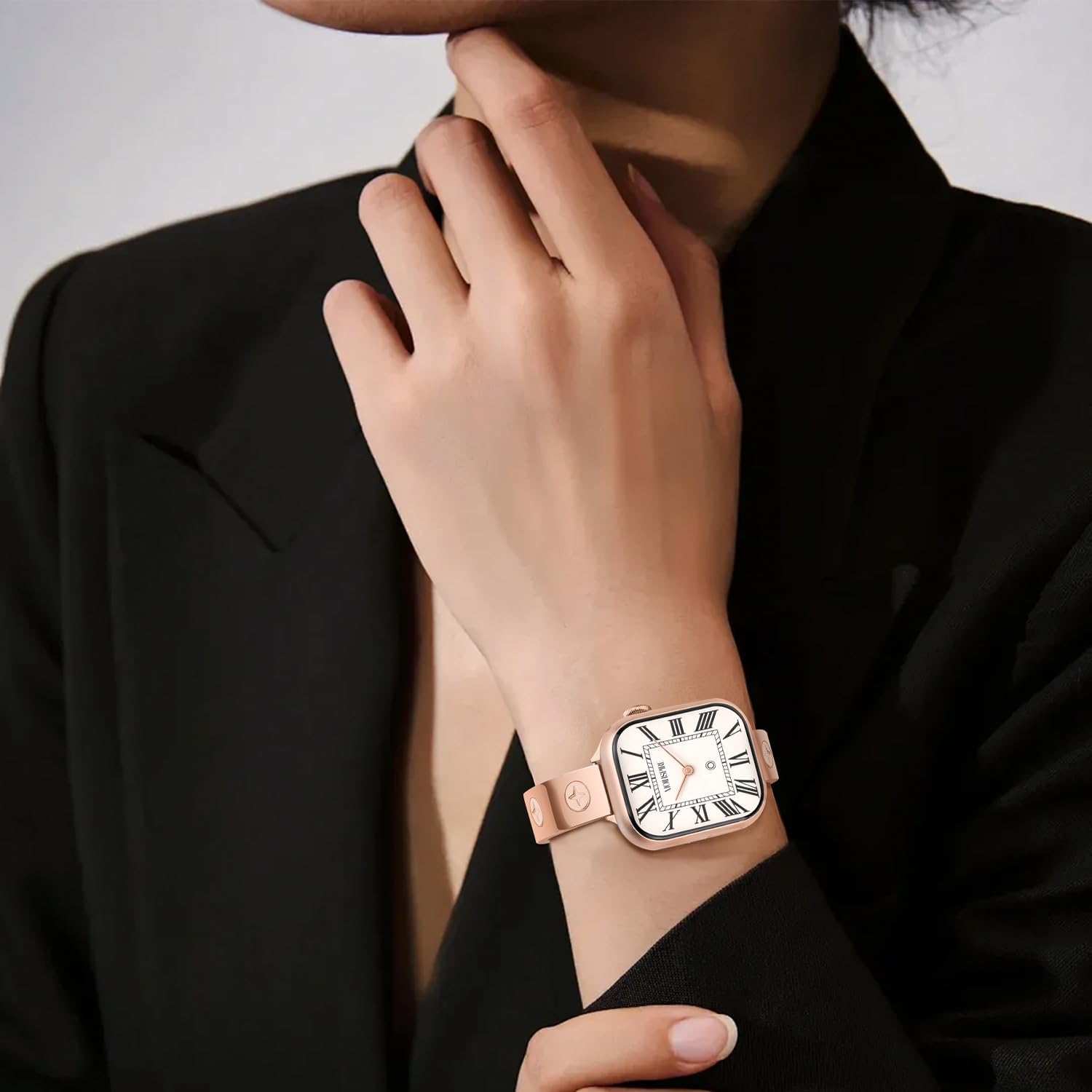 Gold Watch Bands for Women Compatible Apple Watch 40mm 41mm 38mm 42mm 46mm 44mm 45mm 49mm Adjustable Dressy Metal Jewelry Bracelet Strap for iWatch Series 11 10 9 8 7 6 5 4 3 2 1 SE Ultra - Image 9