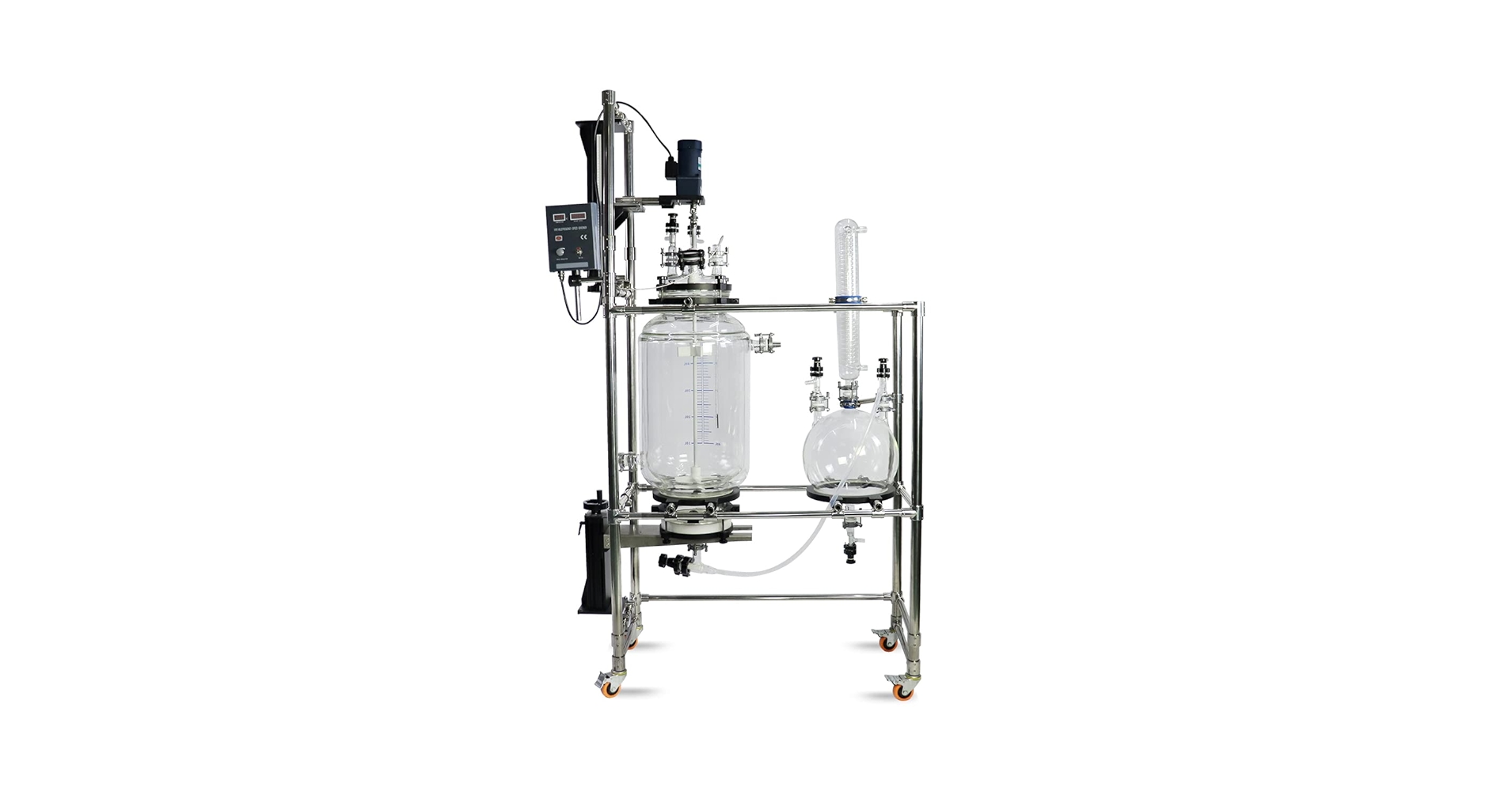 HNZXIB 20L Vaccum Filter Crystallization Reactor, Jacketed