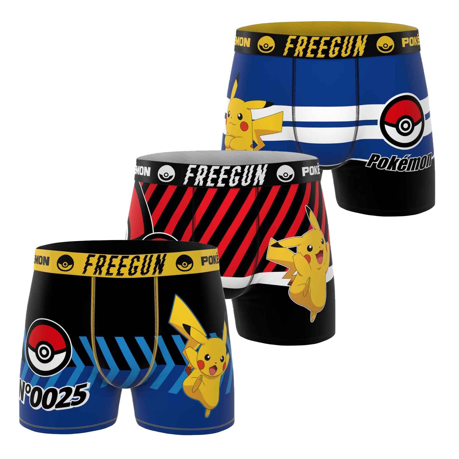 FREEGUN Boxer Garçon Pokemon