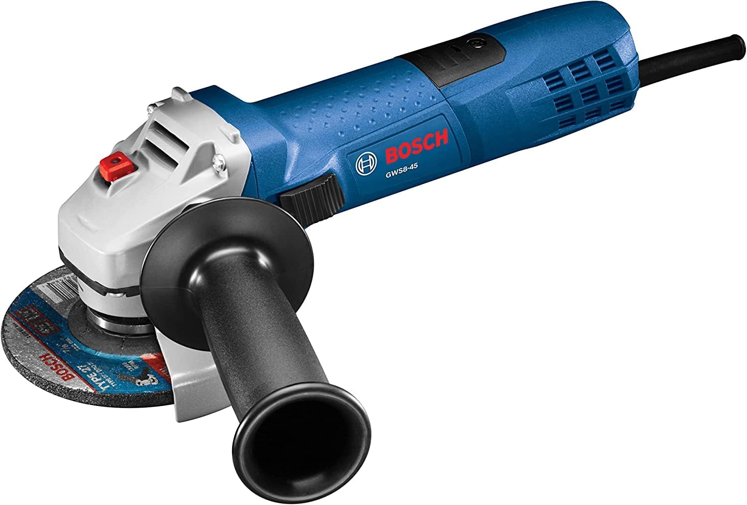 BOSCH GWS8-45 4-1/2 Inch 7.5 Amp Angle Grinder with Lock-On Switch