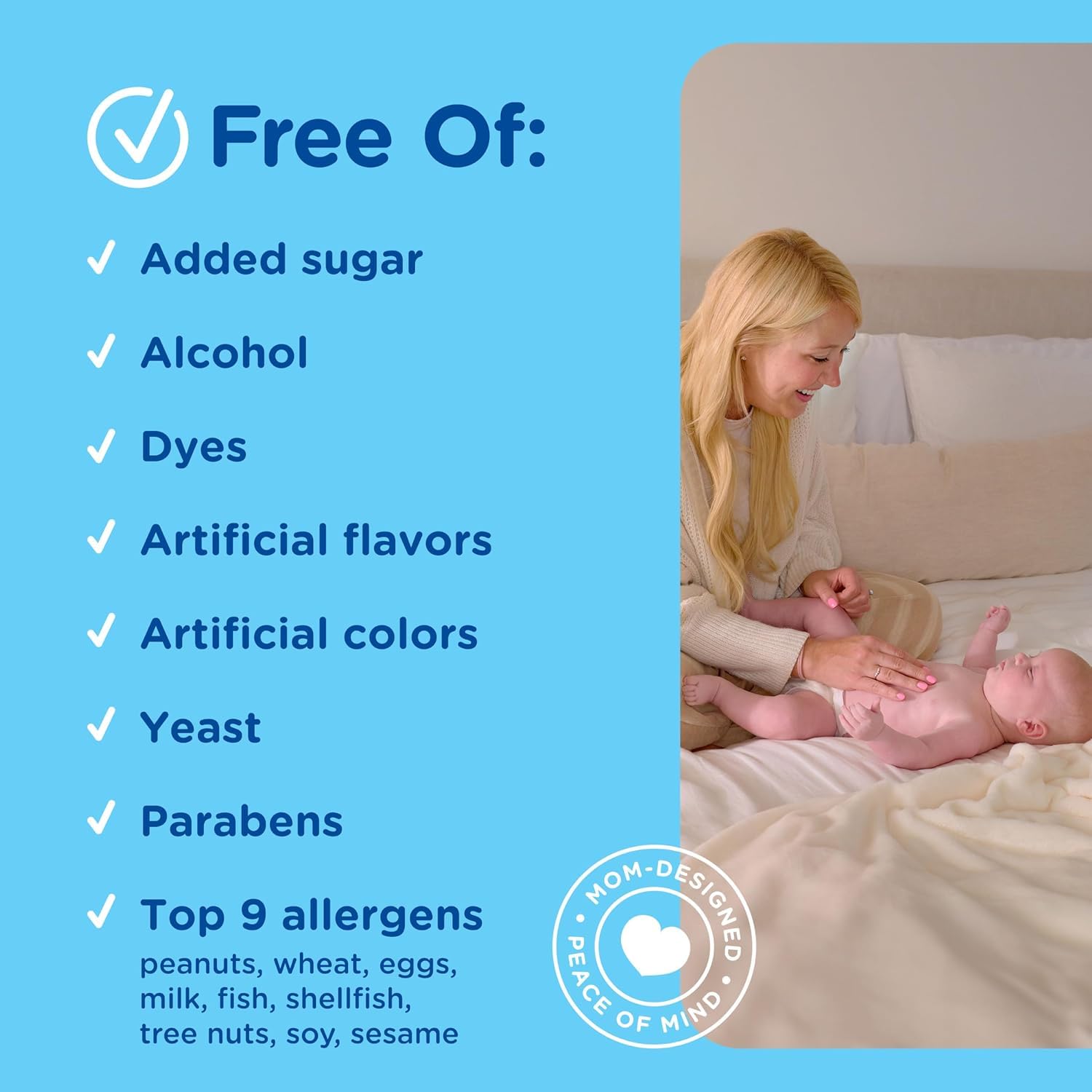 Baby Care Set: 2 Momy's Blis Gripe Water Day & Night + LuxPaks Spoon