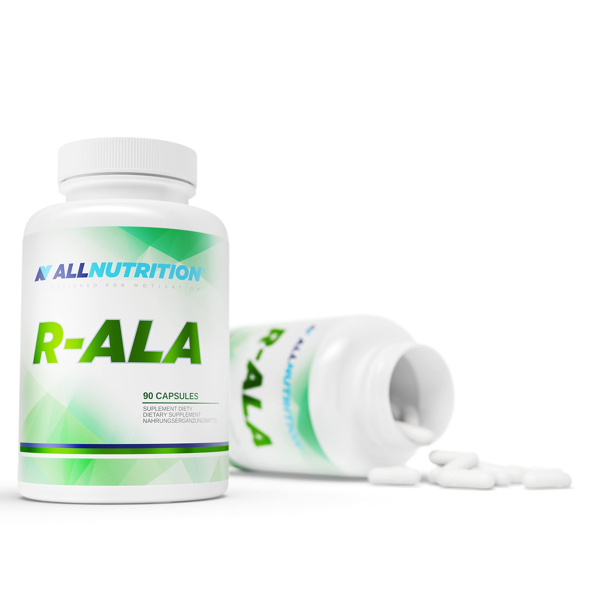ALLNUTRITION Adaptogeny dla lepszej odporności i równowagi ciała Codzienny element diety Zdrowy suplement Dobre wsparcie treningu Witaminy Minerały 90 kapsułek R-ALA