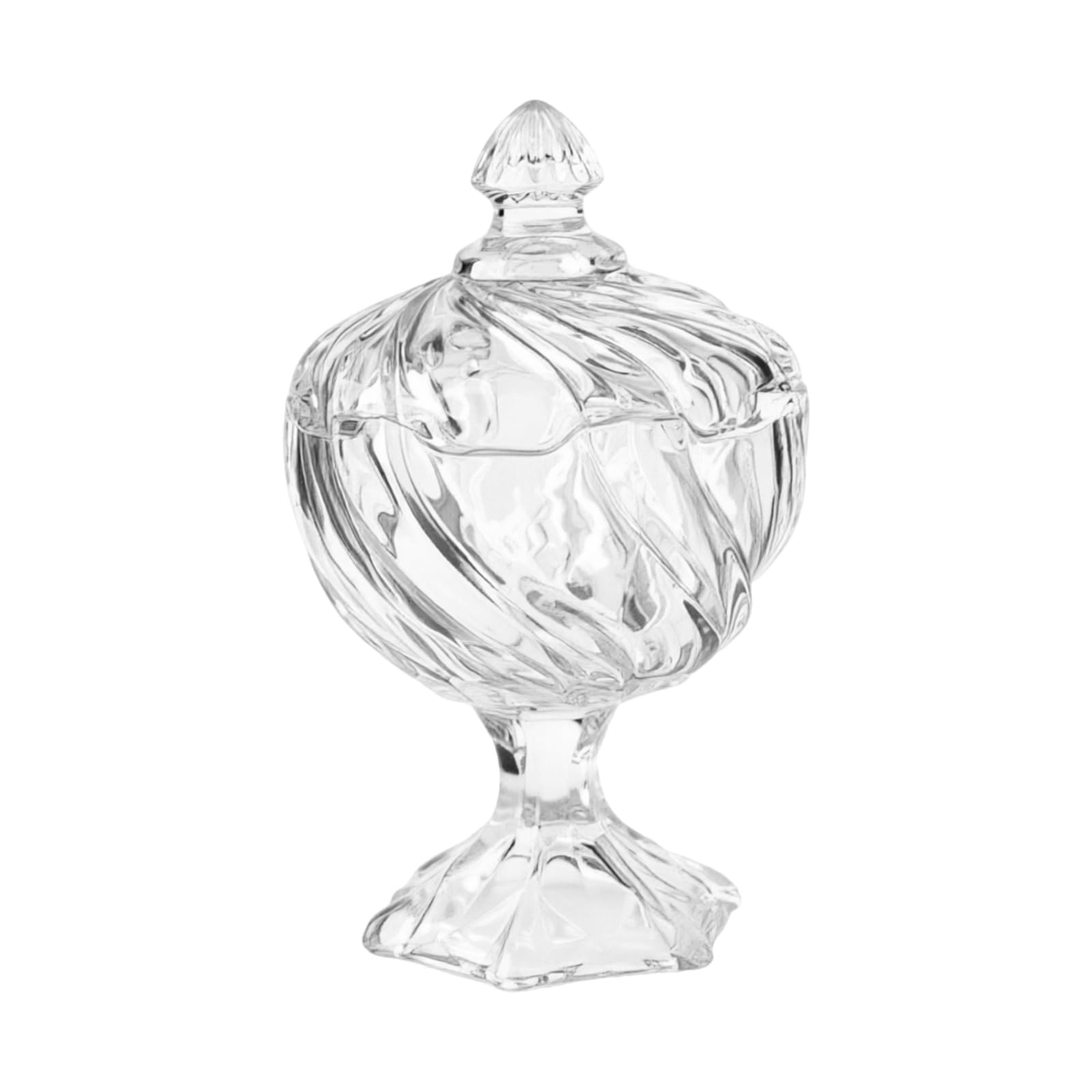 TFAOYS Glass Jar with Lid, Cookie Candy Jars, Jewelry Box, Buffet Biscuit Containers Food Storage, Decorative Jar Glass Decorative Jars with Lid