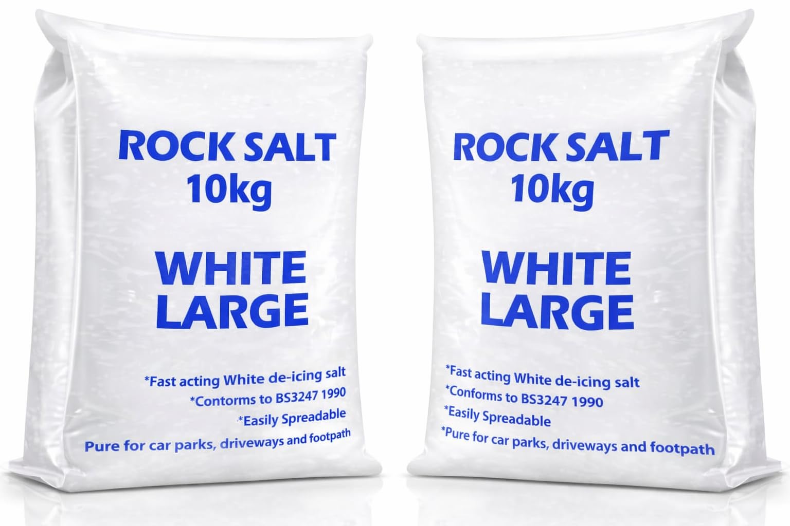 The Glowhouse White Bag Of Grit Rock Salt Deicing | Grit Rock Salt For Weeds De-Icing Salt Grit For Paths, Driveways & Roads Of Snow & Ice (20Kg)