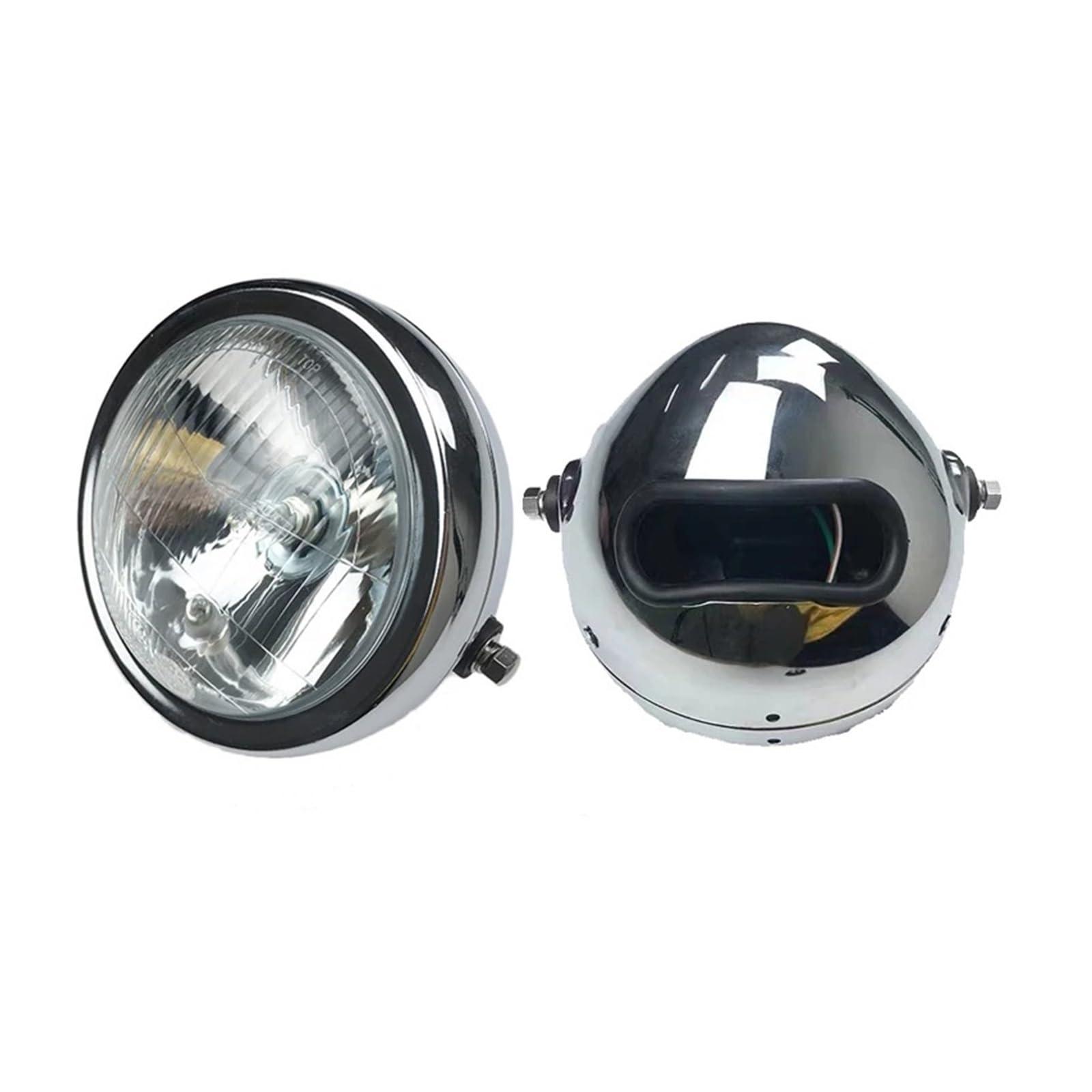 Pour Haojue Pour HJ125-8 Phare De Moto Universel Modifié Lampe Avant En Métal Phare Universel Moto