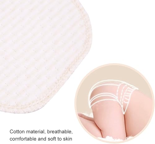 Miniatura 6 de Insertos de pañales de tela reutilizables, 10 pañales de algodón transpirable para recién nacidos, lavables, absorbentes, forros para bebés y niños