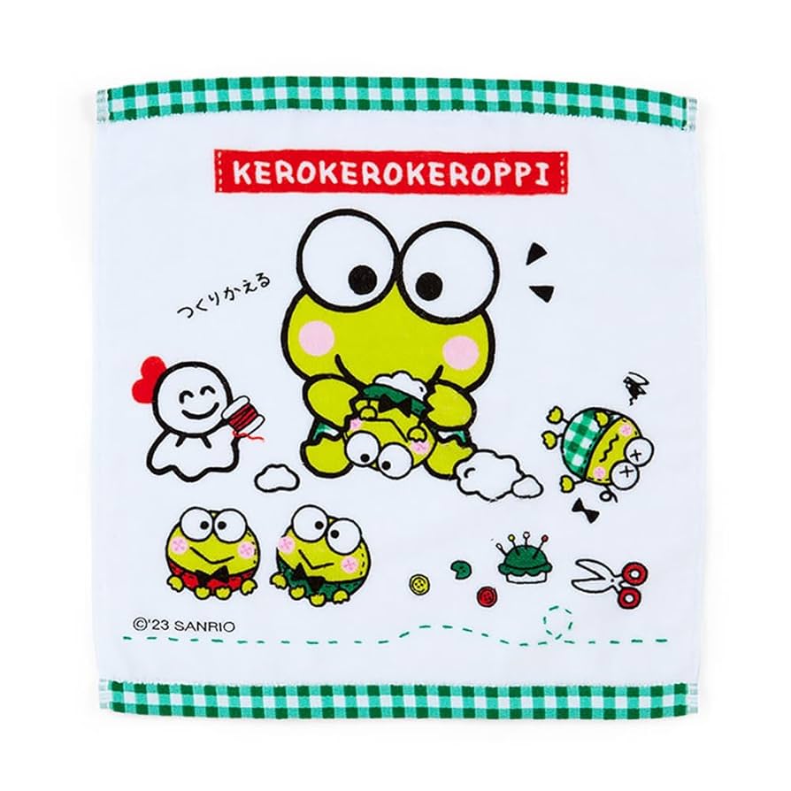 けろけろけろっぴ　マグネット　ハンカチ　2点セット けろけろけろっぴ マグネット ハンカチ 2点セット Amazon.co.jp