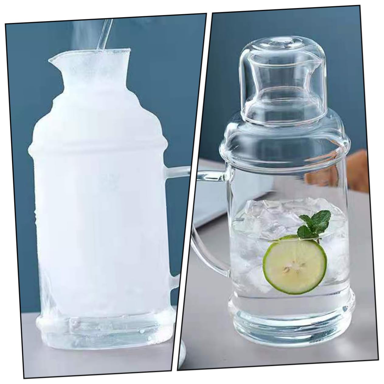Jarra De Vidrio Resistente Al Calor Hervidor De Agua Para Té Tetera Adecuado Para Familia Para Fiesta Almacenamiento De Bebidas