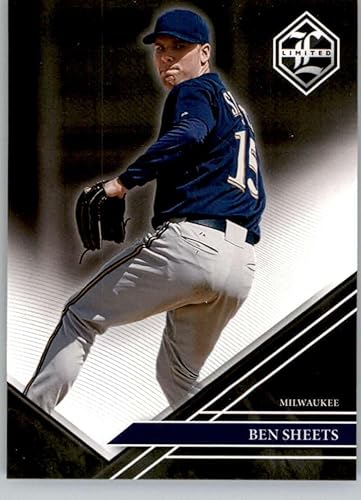 2023 Panini Chronicles Limited # 11 Ben Sheets Milwaukee Brewers Official Baseball Card in Raw (NM or Better) Condition