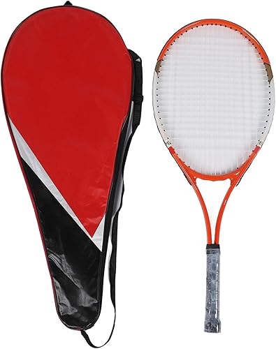 Miniatura 6 de Raqueta de tenis, raqueta de tenis con bolsa de raqueta de 27 pulgadas de aleación de aluminio de nailon recreativo raqueta de tenis para