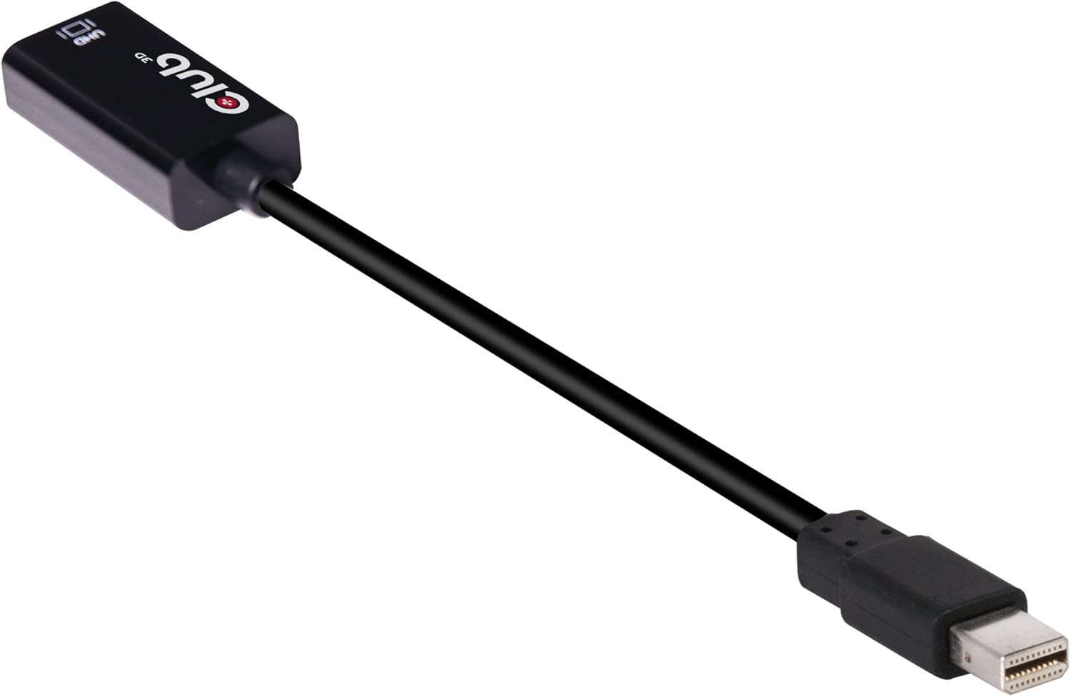 Club 3D CAC-1180 Mini DisplayPort 1.4 to HDMI 2.0B HDR Adapter Supports 4096X2160@60Hz High Dynamic Range, Black