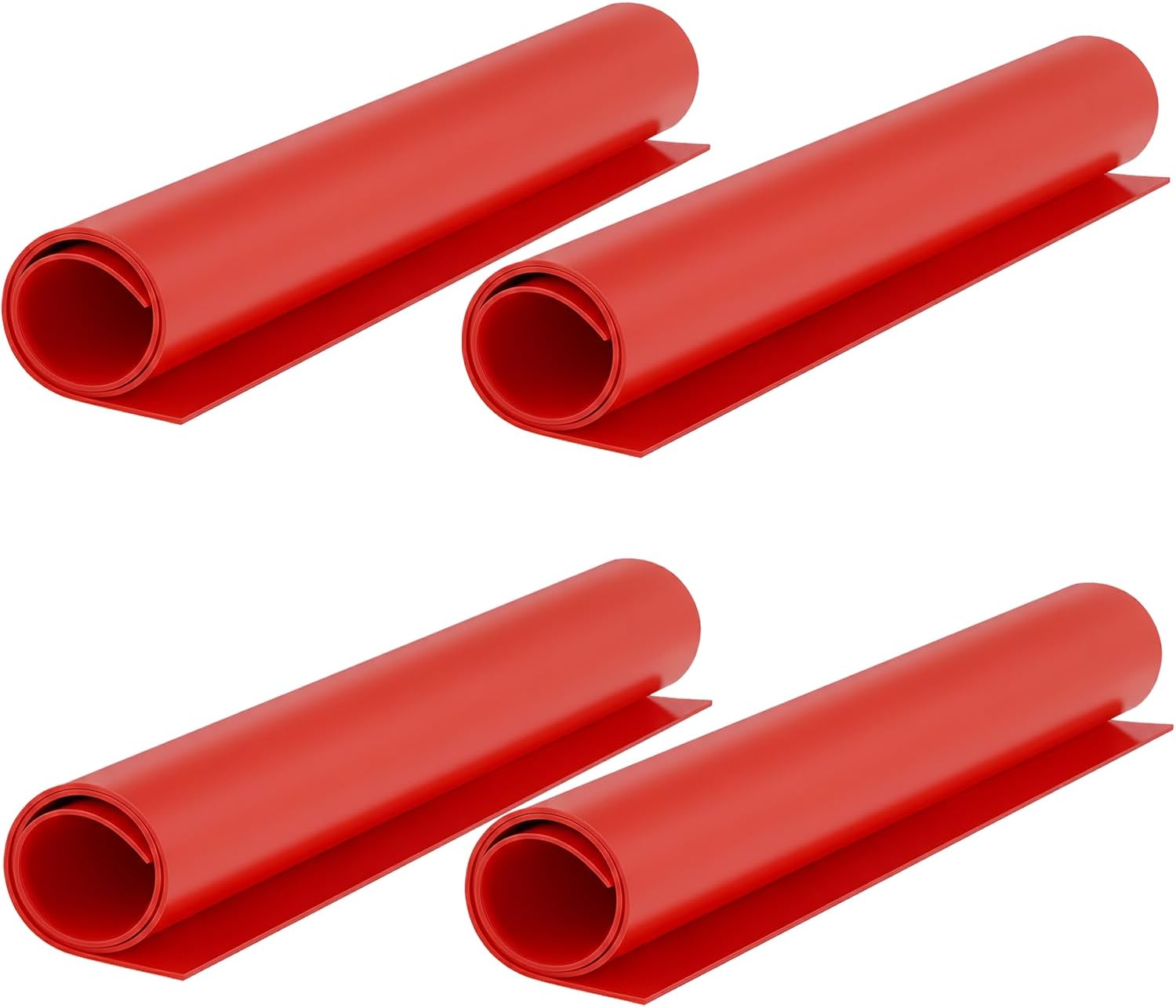 2 PCS 20" x 20" Insulated Rubber Mat 1000V – Electrical Safety Mat High Voltage Insulation Pad, Non-Slip Red Rubber Mat for Electrical Work, Industrial & Workshop Use (2)