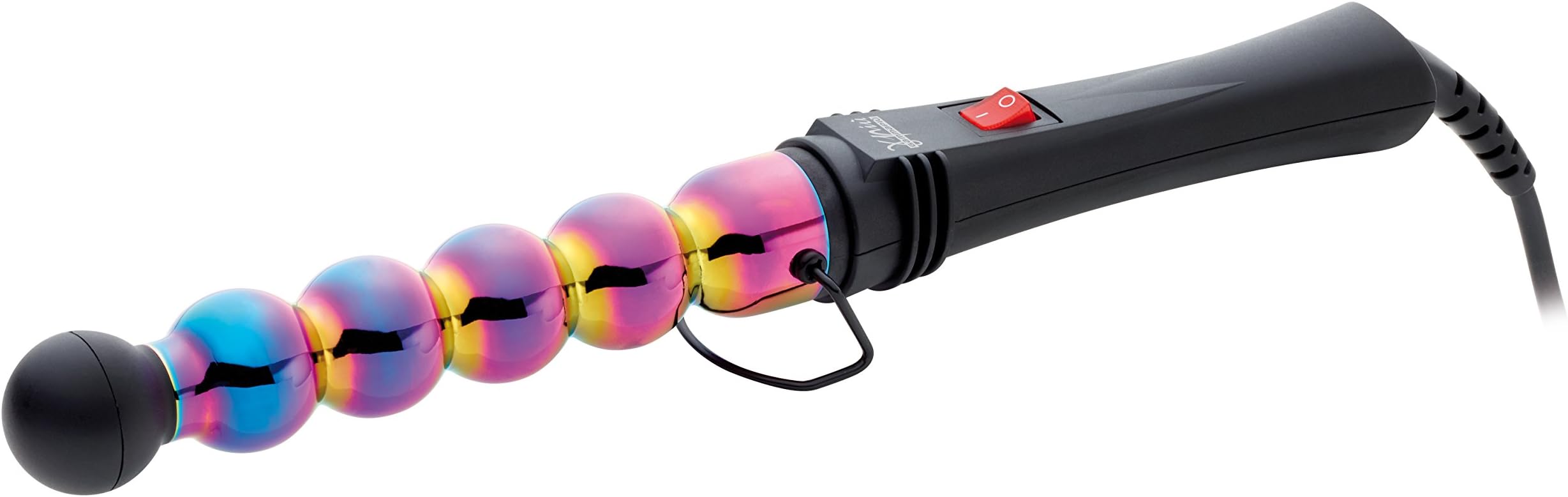 Gamma Più Professional Curling Tong Iron Bubble Rainbow. Wide and Narrow Waves. Heat Resistant Tip. Long Motion Blur. Rapid Heating. Reduces Electrostaticity. Styling. Italian socket