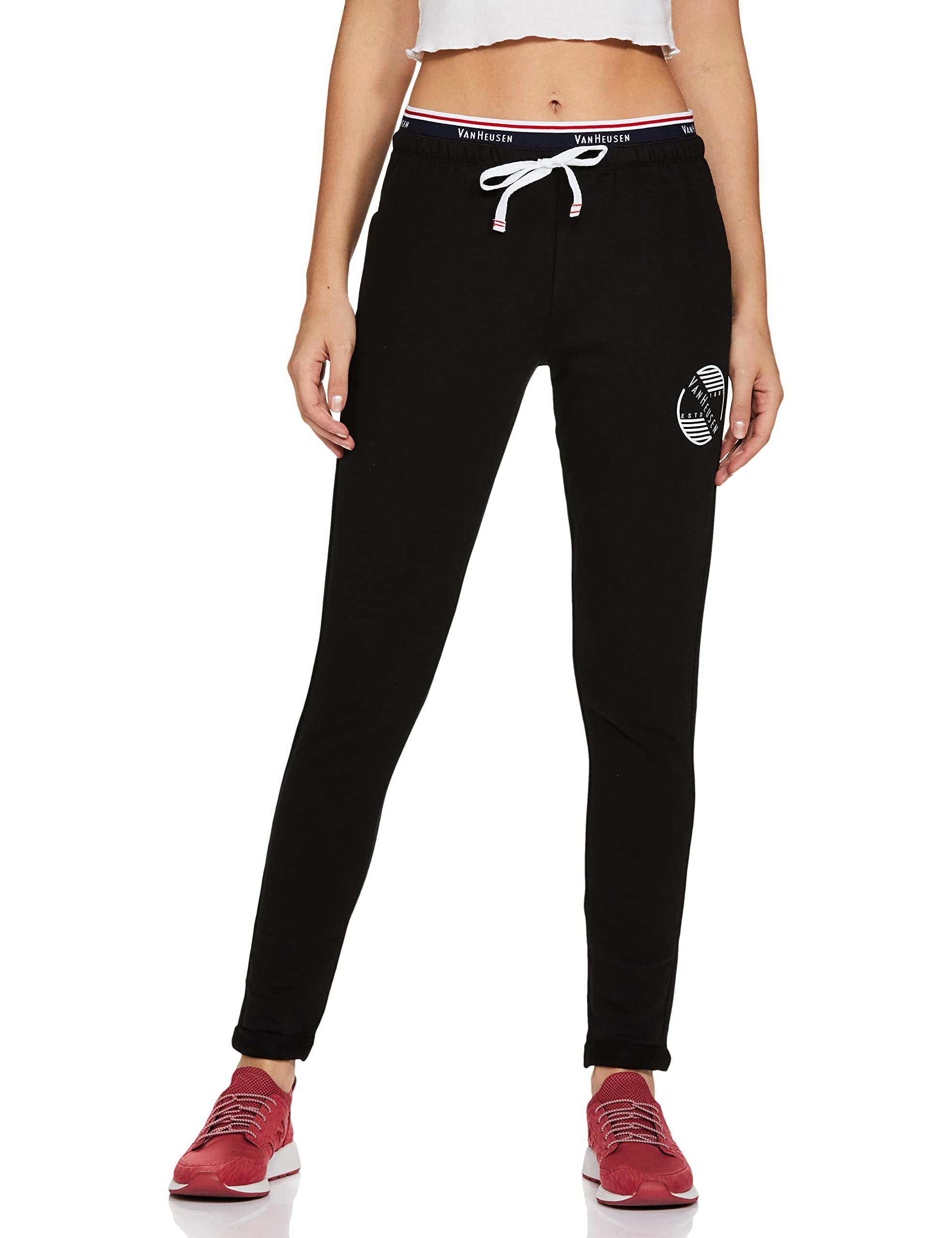 van heusen Women High Rise Athleisure Antiviral Regular Fit Joggers - Body Hug, Moisture Wicking, Reflective Trim-picture-29