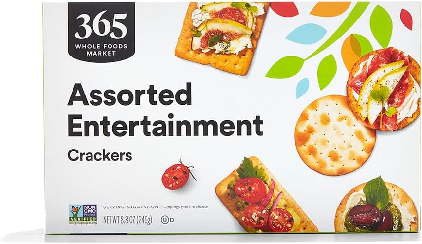 365 by Whole Foods Market, Assorted Entertaining Crackers, 8.8 Ounce