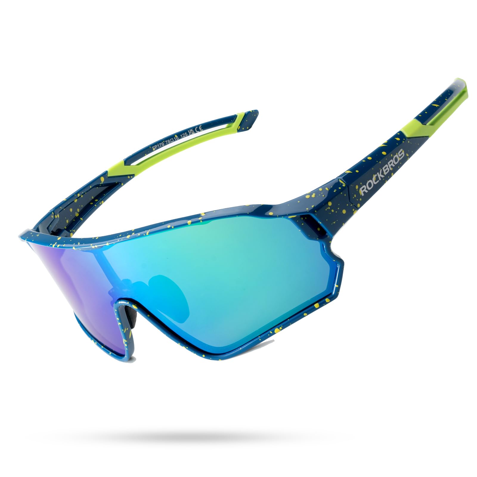 Lauf- und Radsport-Sonnenbrille für Damen und Herren mit UV-Schutz, Fahrbrille