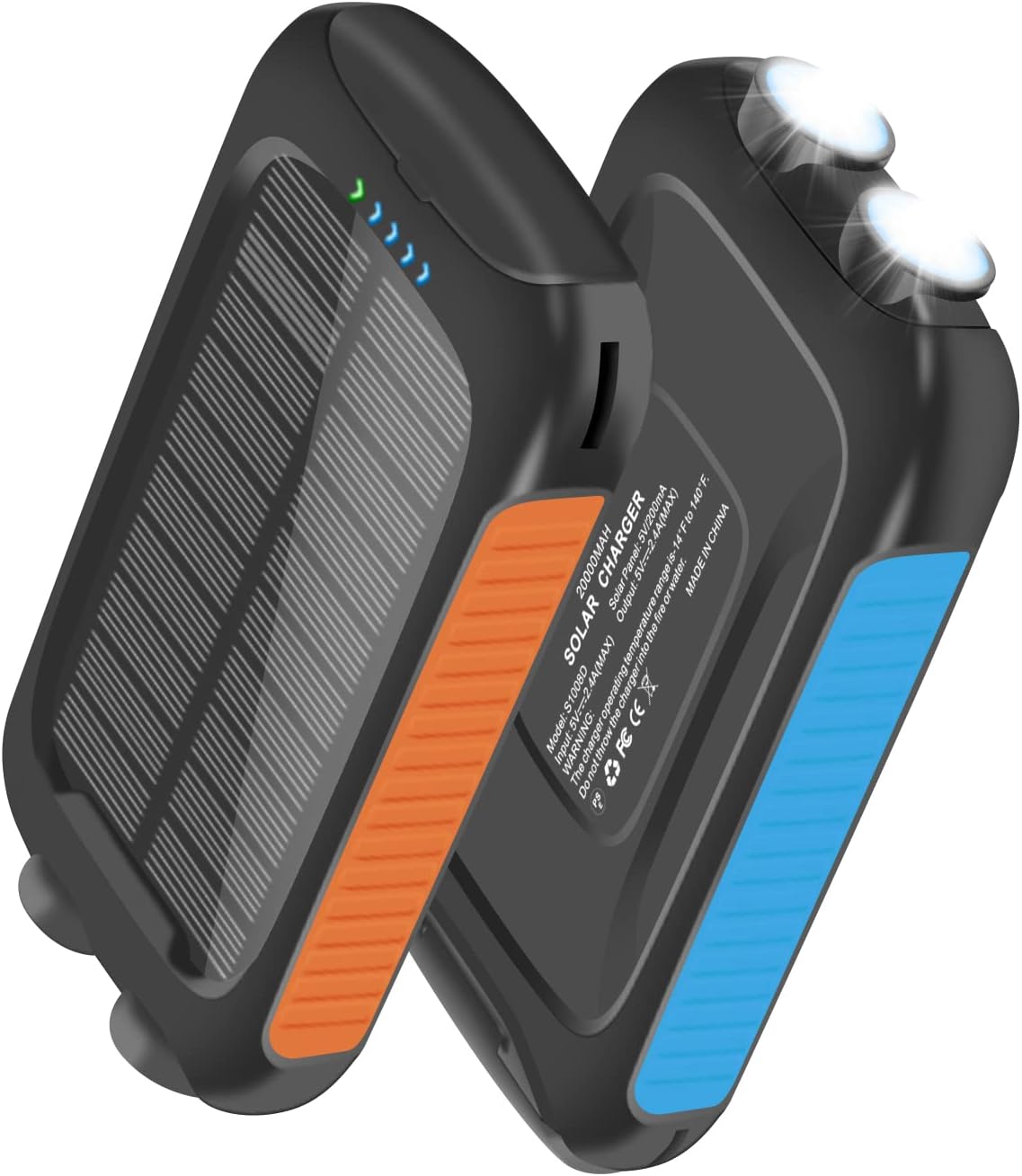 20,000mAh Solar Power Bank, Portable Battery Cell Phone