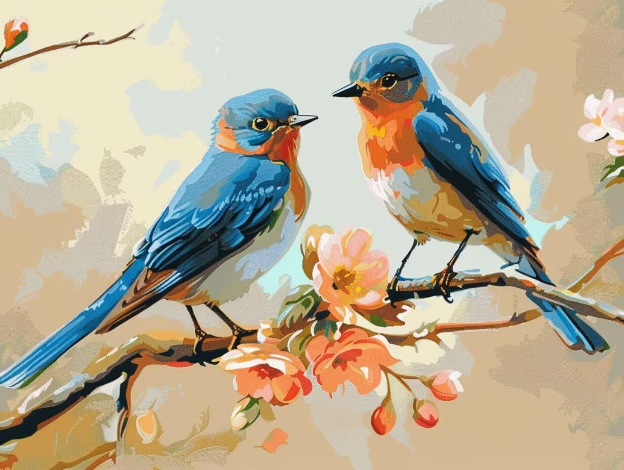 Uccello Blu, 6000 Pezzi Puzzle Classici, per Adulti YHPGL6-509