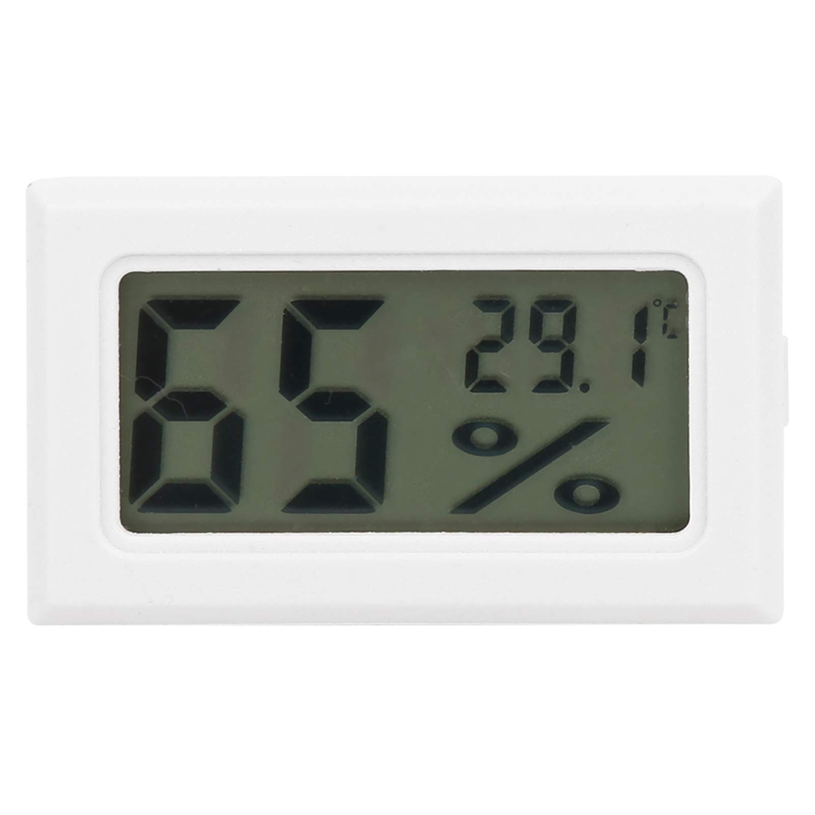 Mini Hygrometrometer Temperature for Home Reptiles Used (White)