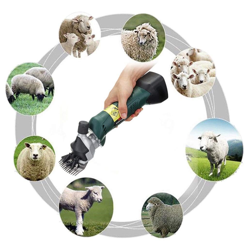 Multifunction Electric Clipper Wool Shearing Sheep Shears Animal Wool Grooming Hair Grooming Shearing Pet & Livestock HQ Sheep Shears Electric Clipper Goats Battery Capacity 6500mAh 200W
