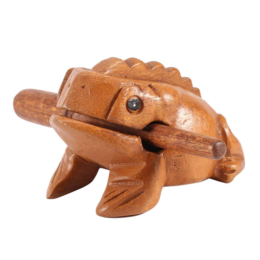 Snapklik.com : GLOGLOW 4 Inch Wood Frog Guiro Rasp, Thailand ...