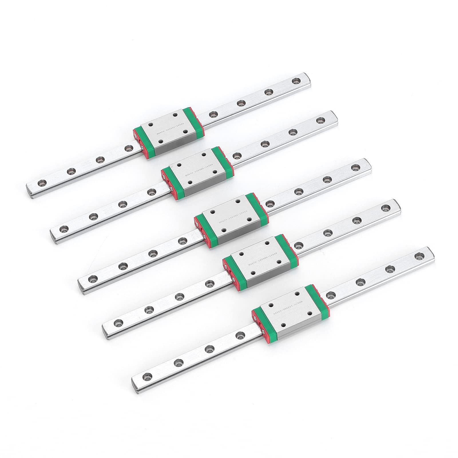 Drukarka 3D Poradnik linii kolejowej Wysoka dokładność Stabilna wydajność Akcesorium 150 mm 5pcs MGN7 Slider DIY Tool Voron V0