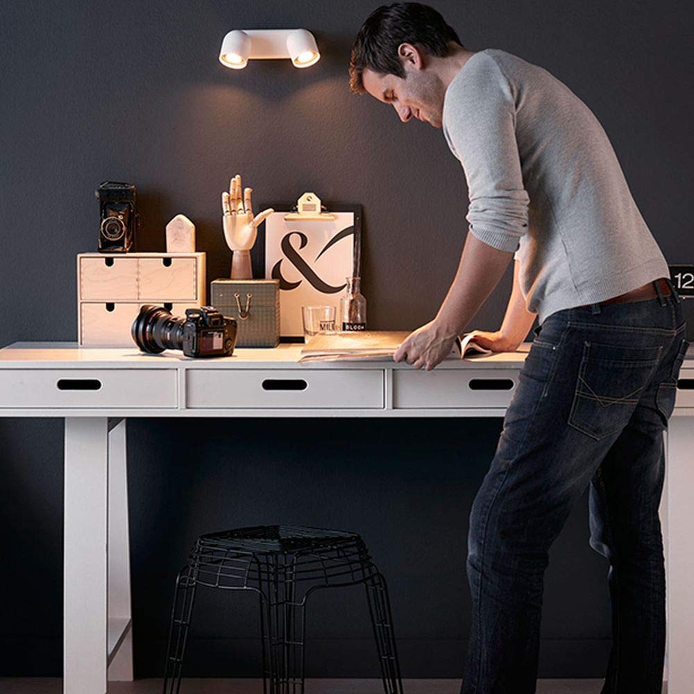 Philips SceneSwitch lampa LED 2-w-1, zastępuje 50 W, EEK A +, reflektor GU10, ciepły do chłodnej bieli, ciepła biel, 385 lumenów