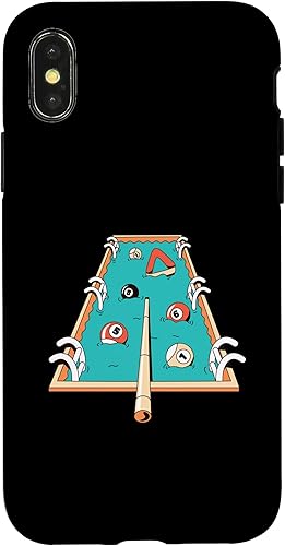 La divertida mesa de billar para la piscina para iPhone XXS es una funda para la piscina
