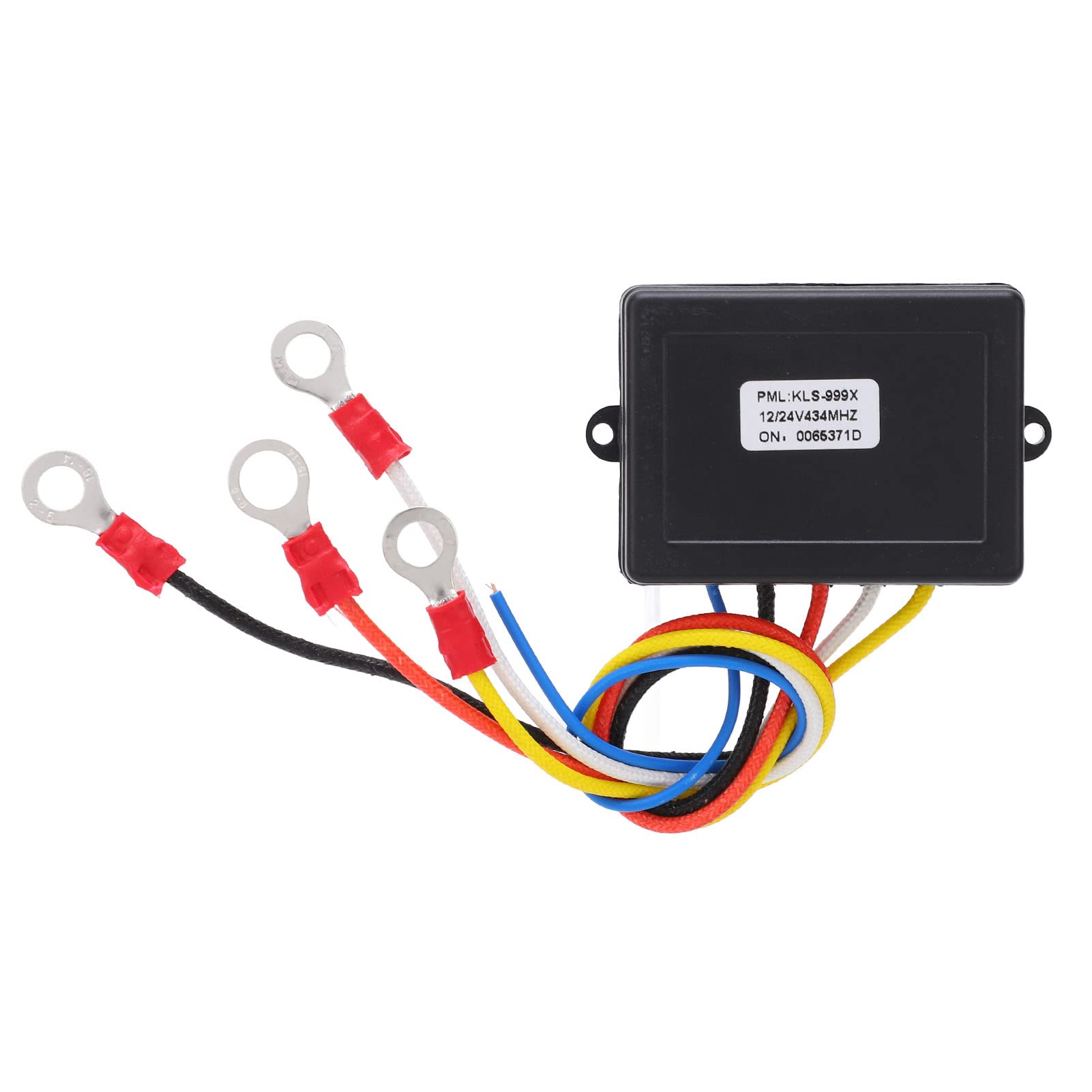 Kit de Télécommande de Treuil Sans Fil, Ensemble de Télécommande Sans Fil de Treuil 12 V/24 V, Avec Interrupteurs et Indicateurs, Portée de 75 Pieds pour Surveiller Les Treuils Ou Les Grues dans Diffé