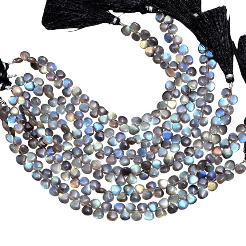 Perles de labradorite en vrac 6-7 mm pour créer vos bijoux bien-être au quotidien