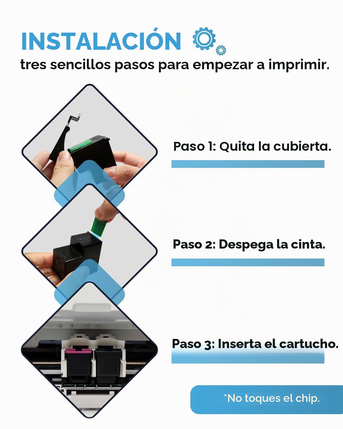 Tinta 305 XL Negro - 2× 750+ Páginas, Reemplazo para Cartuchos Tinta HP 305 Negro XL, Tinta Impresora 305 Compatible con HP DeskJet 2820e 2800e 2810e 2700 2710e Plus 4100 4120 Envy 6000 6020e