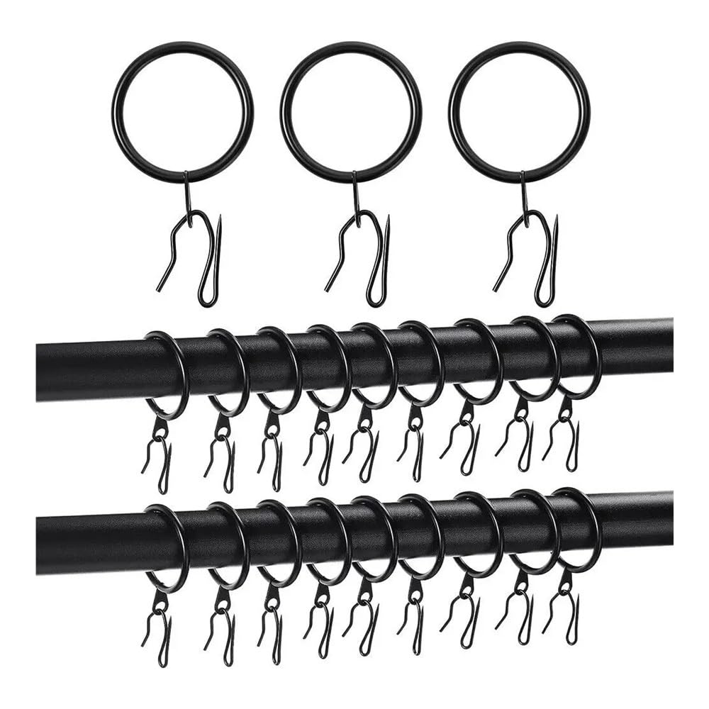 Curtain Gathering Hook Ring Pencil Pleat Metal Gather Hooks Pinch Pleat(50PC38mm)