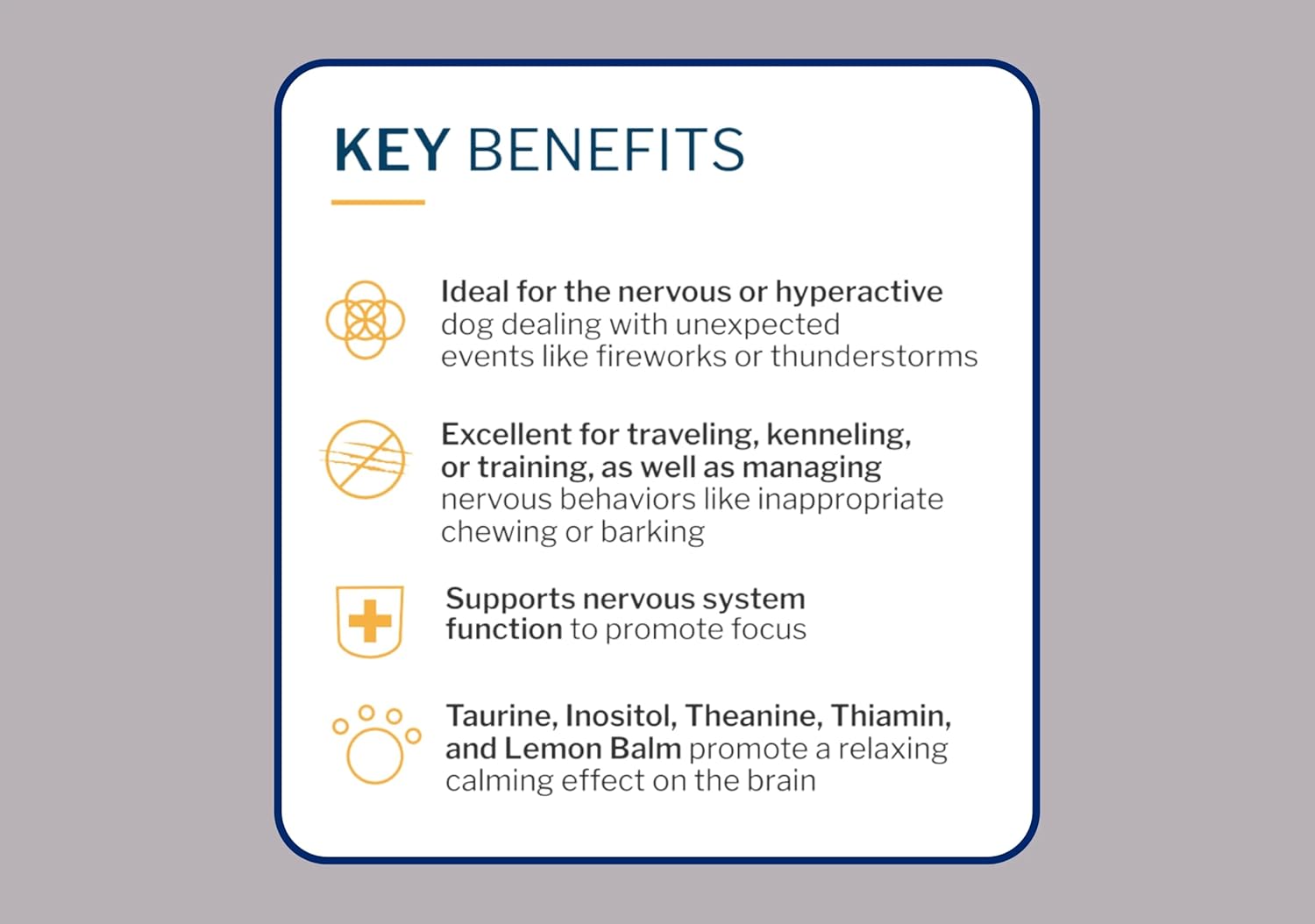 To The Rescue Dog Calming Supplement - Supports Nervous System Function of The Anxious and Hyperactive Dogs - Calming to Help with Separation, Stress, Thunderstorms and Motion Sickness - 60 Chews