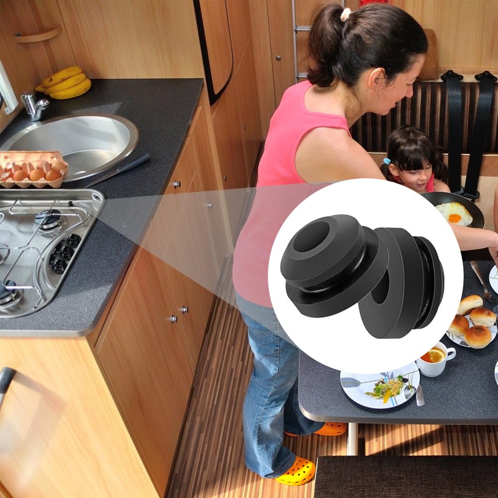 30 Stück Gummistopfen Für Wohnmobil Kochfeld - 5mm Topfstützen Hitzebeständig