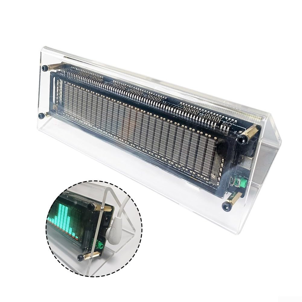Analizzatore di spettro audio avanzato con apprendimento del rumore e display VFD per gli appassionati di musica (JVFD2517 (JVFD2515 (wide))