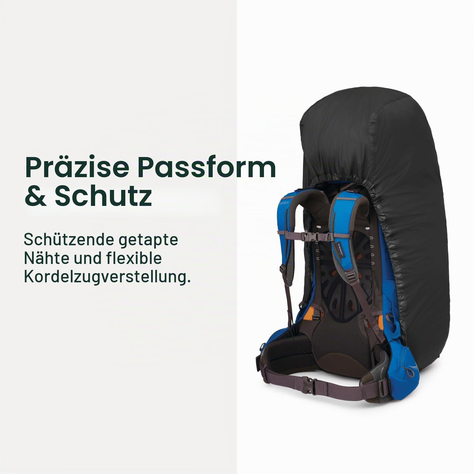 Osprey Ultralight Rucksack-Regenhülle X-Large, Black