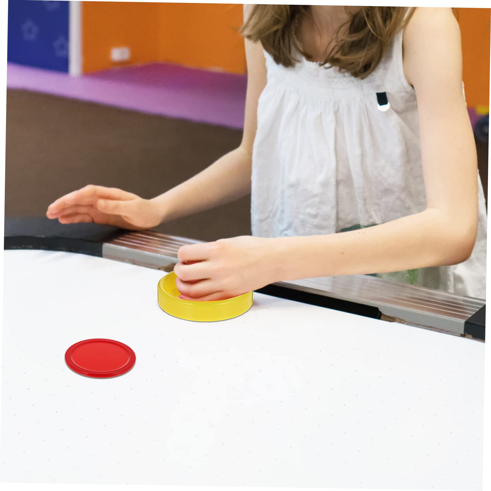 Toddmomy Giocattoli Da Tavolo Da Hockey Su Ghiaccio Spacciatori Di Air Hockey Sostituzione Hockey Dell'aria Dischi Patto Del Disco Tavolo Da Air Hockey Partita Di Hockey Su Aria Abs