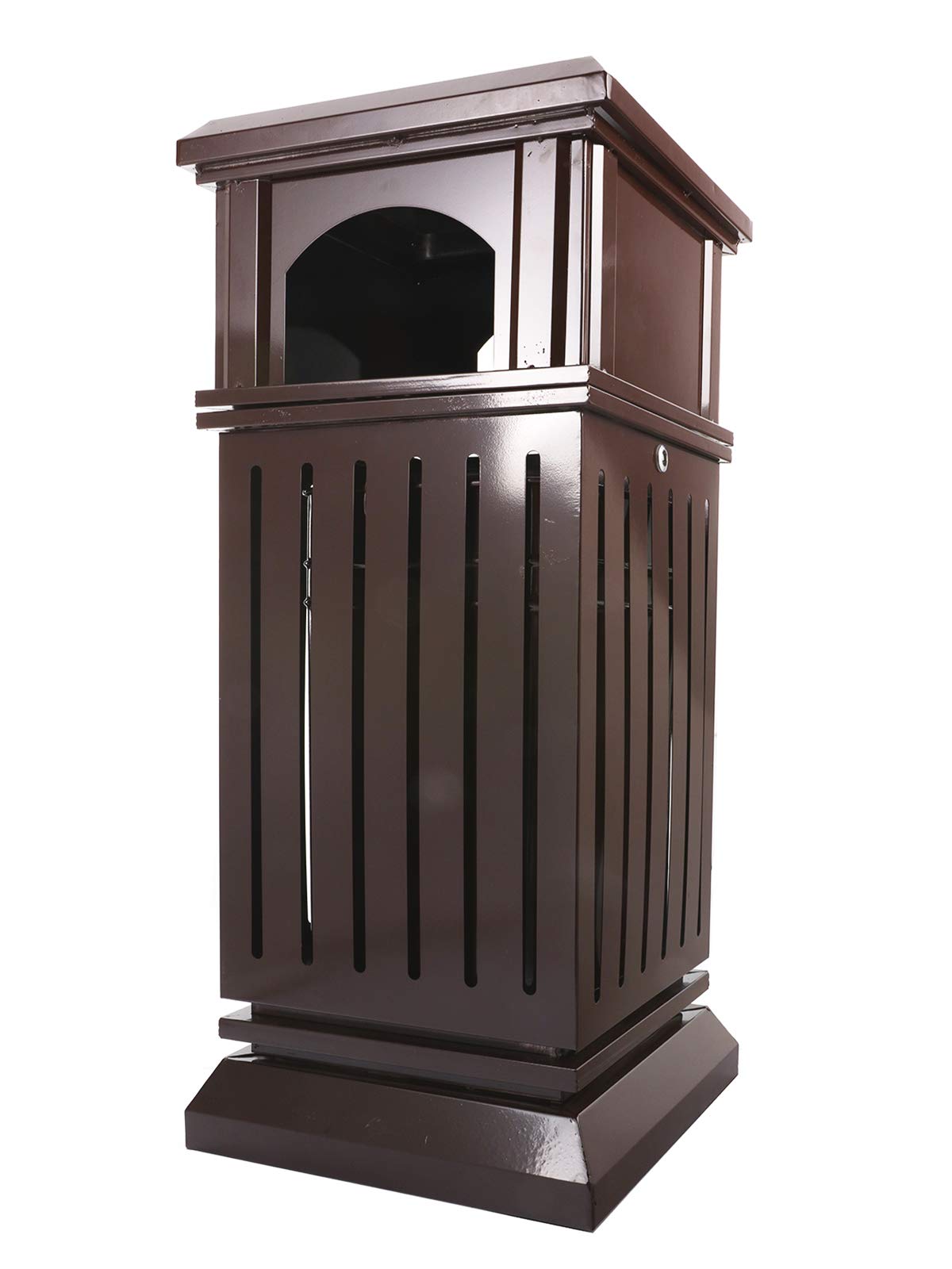 Buy BEAMNOVA Trash Can Outdoor Dark Brown Garbage Enclosure with
