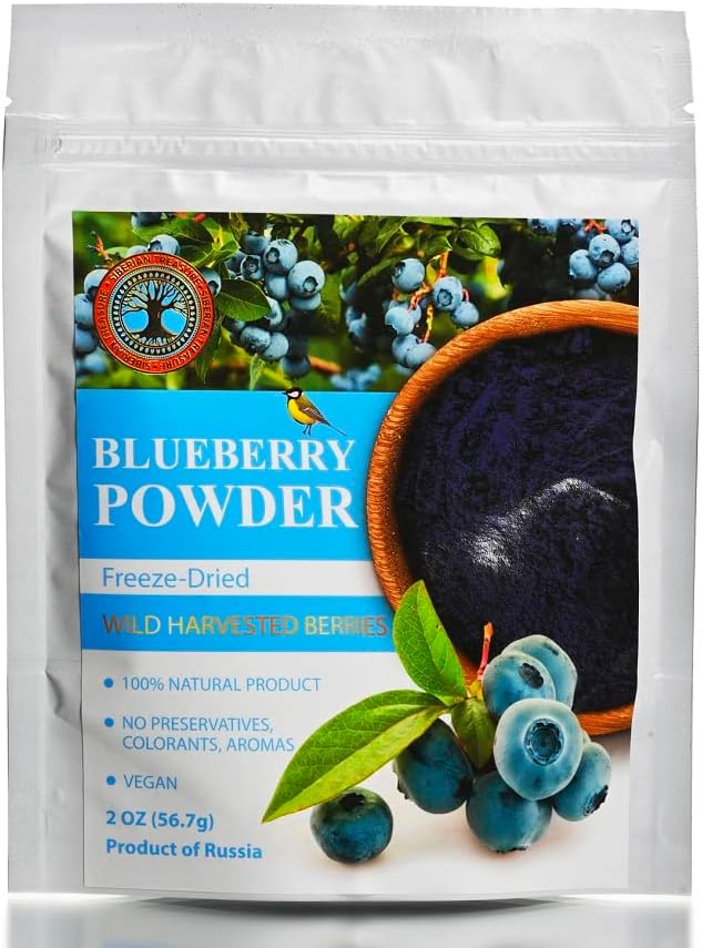 Wild Harvested Blueberry Freeze-Dried Powder – 2 Oz – Natural Blueberry Powder, No Added Sugar, No GMOs - Image 4