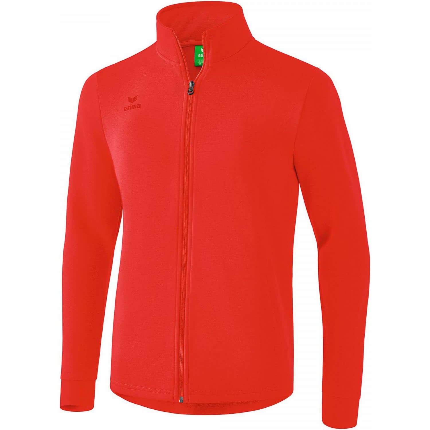 Erima Men's Basic Sweat Jacket - Red, Medium