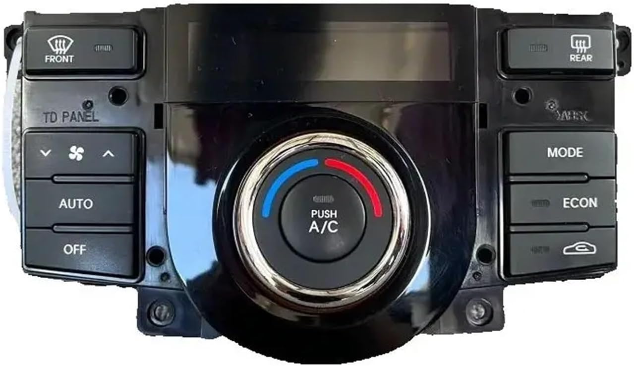 Compatible with Kia Forte Air Conditioning Control Panel Switch Automatic Air Conditioning Panel Assembly 2009-2016, Black-b1