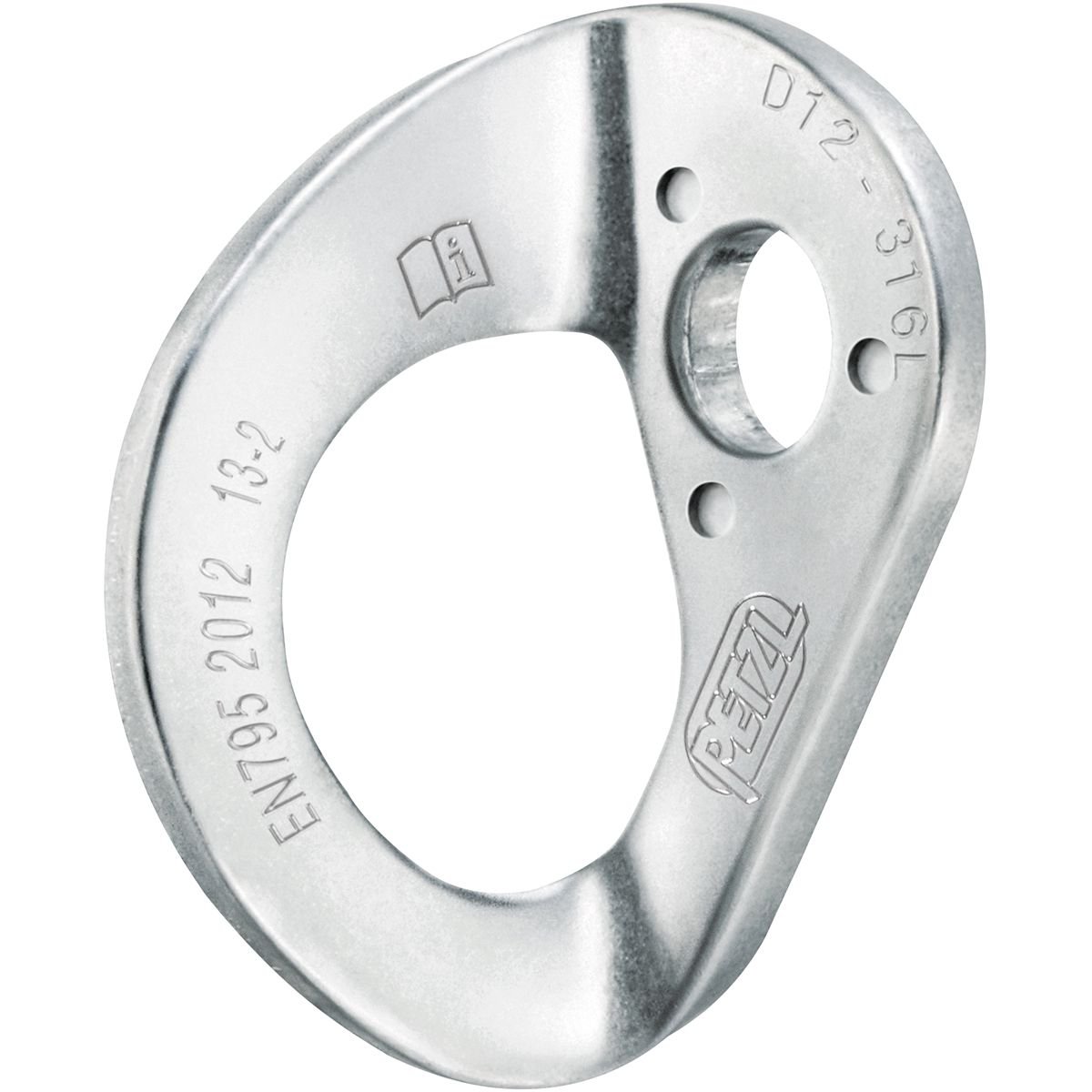 Petzl Coeur Stainless 10 mm Grey