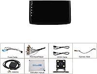 Vista 7 de Android 10.0 Double Din 9 Inch Car Stereo Audio 1080P Touchscreen in-Dash GPS Navigation Head Unit WiFi/Bluetooth/FM Radio for Chevrolet Epica 0.21