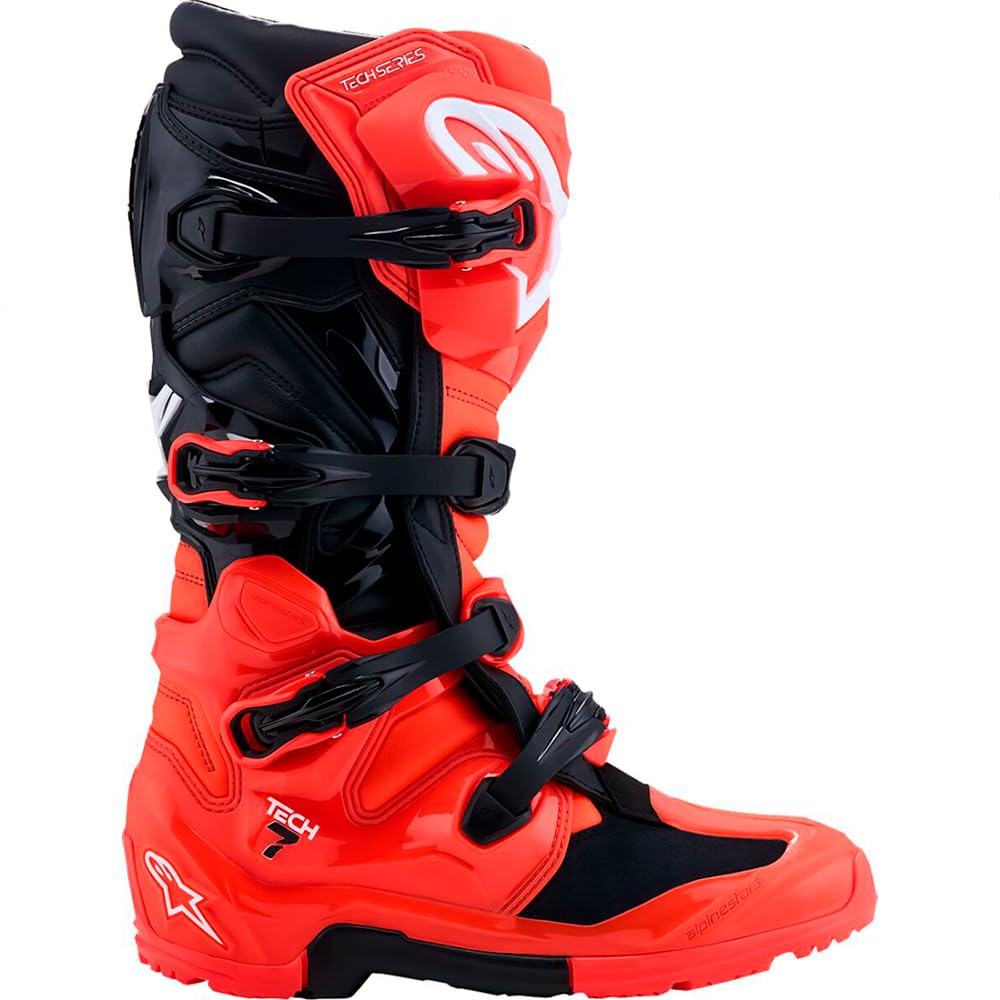 Alpinestars Tech 7 Enduro 2026 Buty motocrossowe, czerwony/czarny, 11